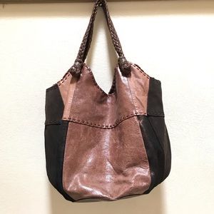 The Sak Indio Hobo Leather Patched Bag